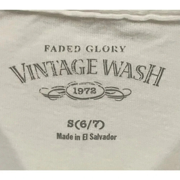 Vintage Maine Wildlife Park ￼Faded Glory‎ Vintage Wash T-Shirt Unisex Size 6/7 - Picture 4 of 5